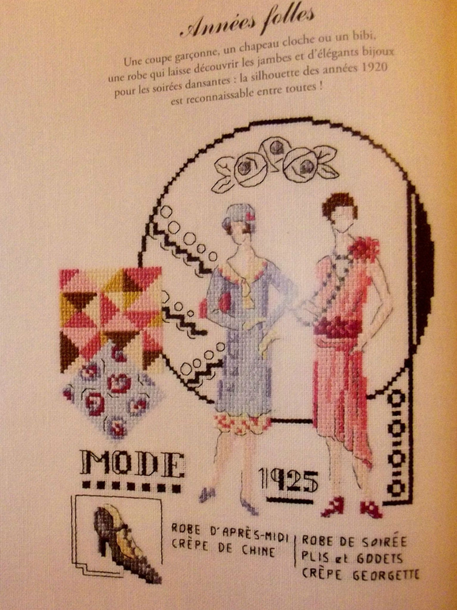 Bijoux au point de croix