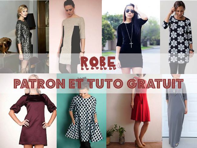 Patron gratuit robe femme été