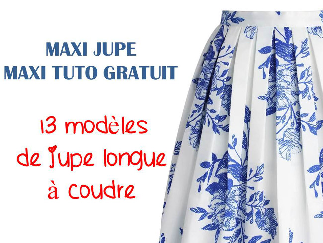 Patron couture gratuit jupe