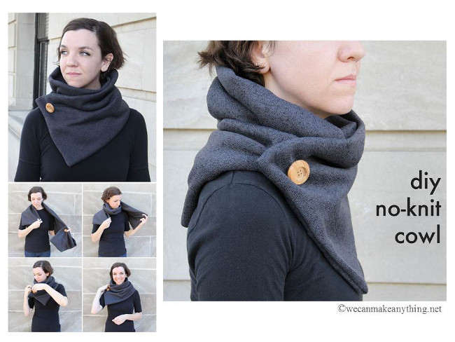 Comment coudre un snood en laine