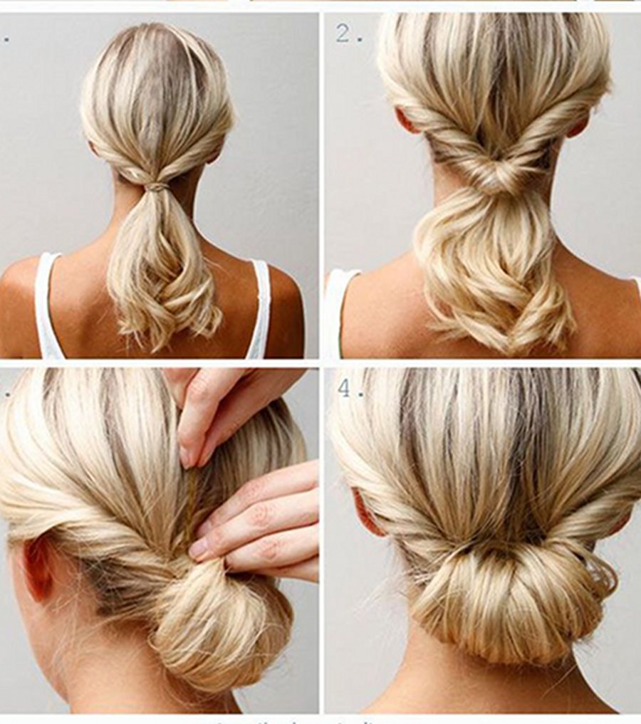 Chignon flou facile