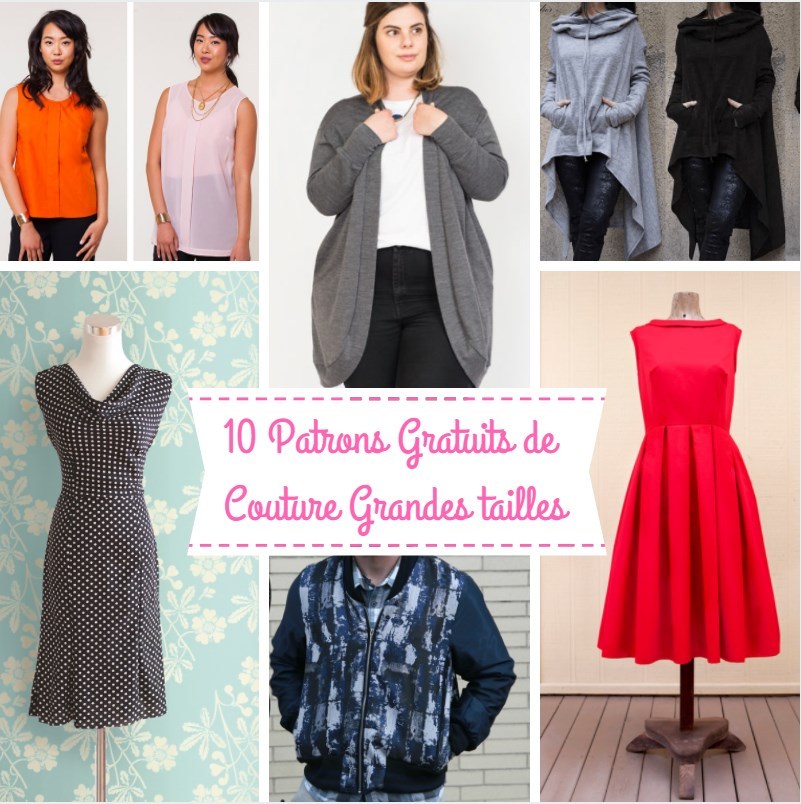 Patron couture grande taille femme gratuit