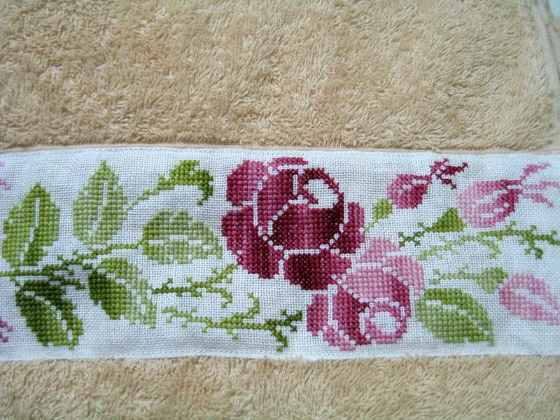 Drap point de croix