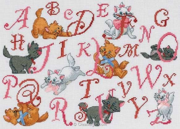 Broderie dmc point croix