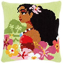 Coussin point de croix disney