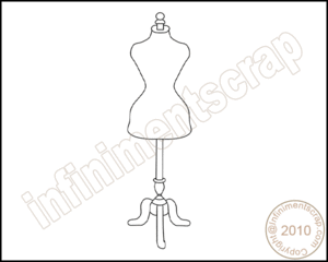 Dessin buste couture