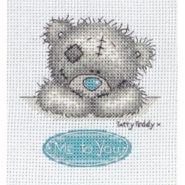 Point de croix teddy bear