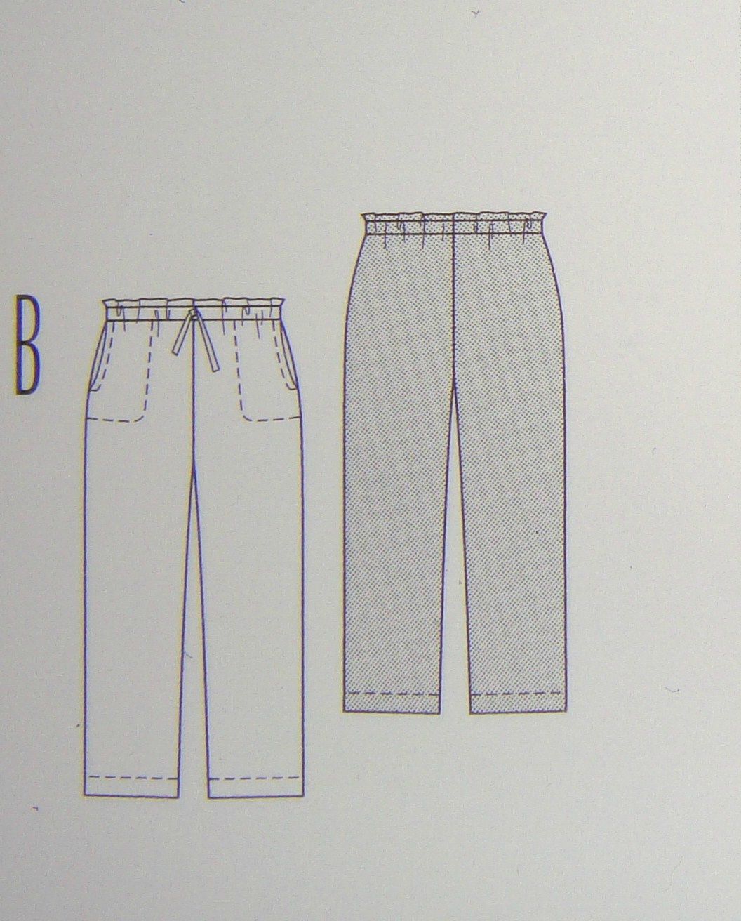 Patron gratuit pantalon femme été