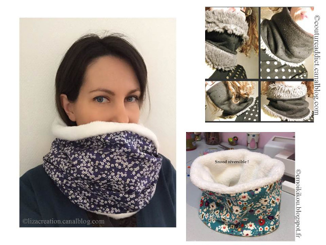 Couture snood tricot