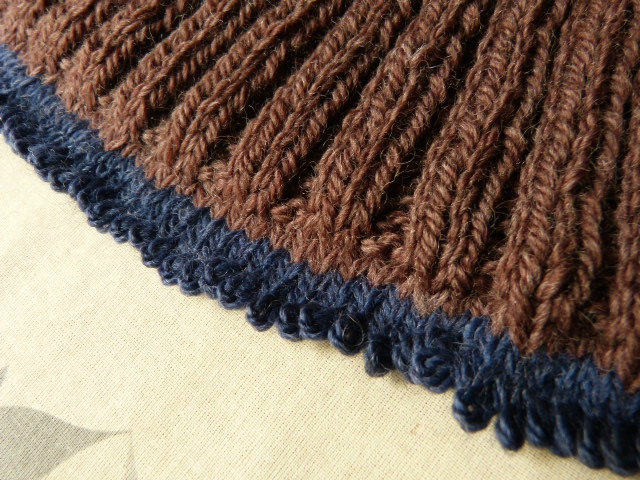 Couture point de maille tricot