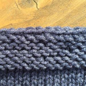 Point de maille bordure