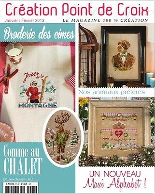 Creation point de croix magazine