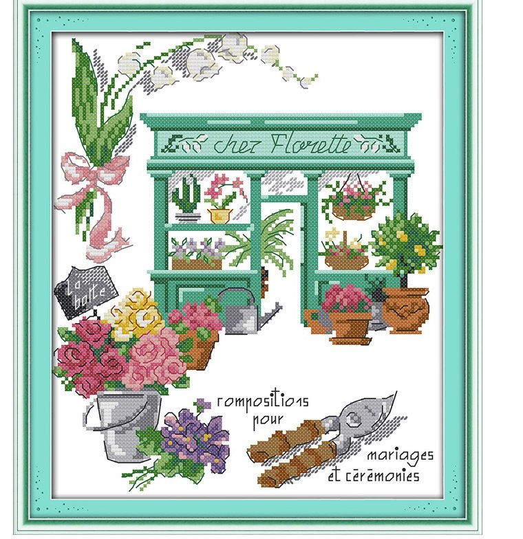 Abécédaire broderie point de croix gratuit