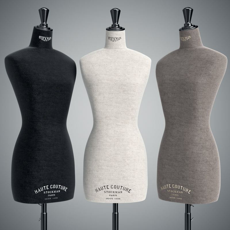 Mannequin haute couture stockman