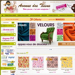 Boutique tissus en ligne