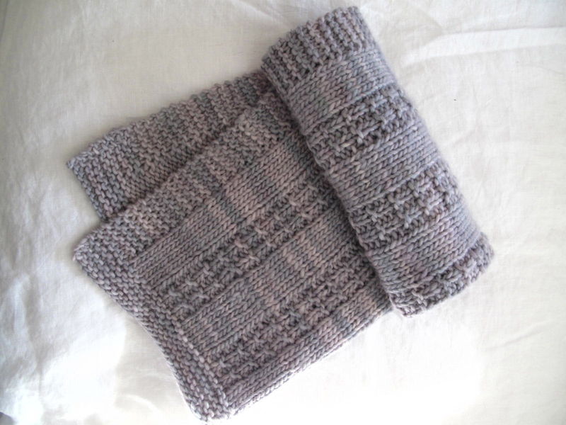 Couverture berceau tricot