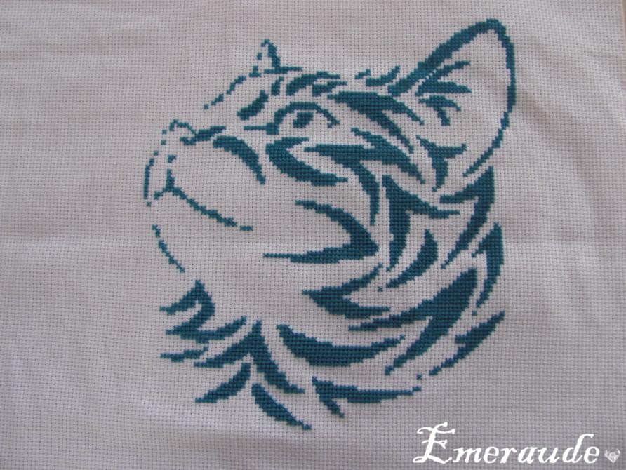 Broderie aux points de croix