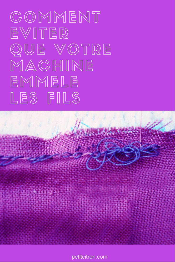 Machine a coudre tension fil