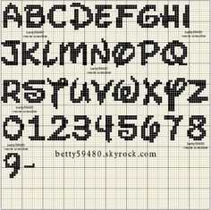 Ecriture disney point de croix