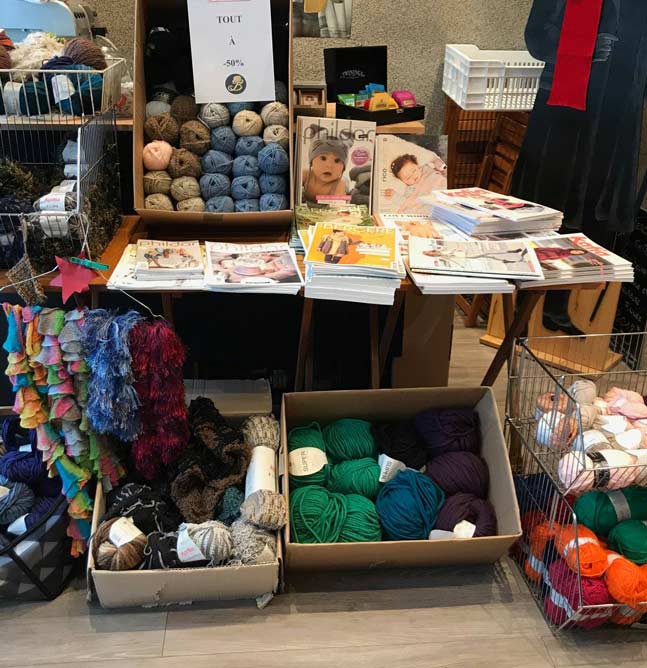 Magasin de matériel de couture