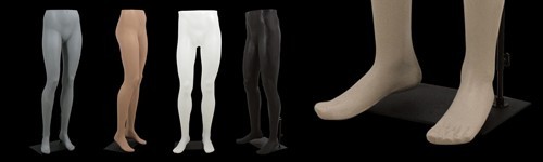 Mannequin couture jambe