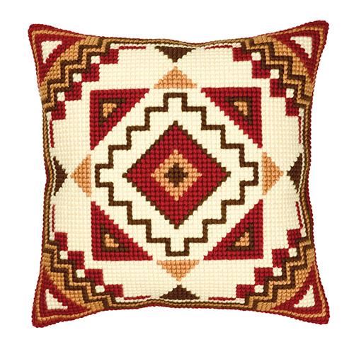 Coussin point de croix