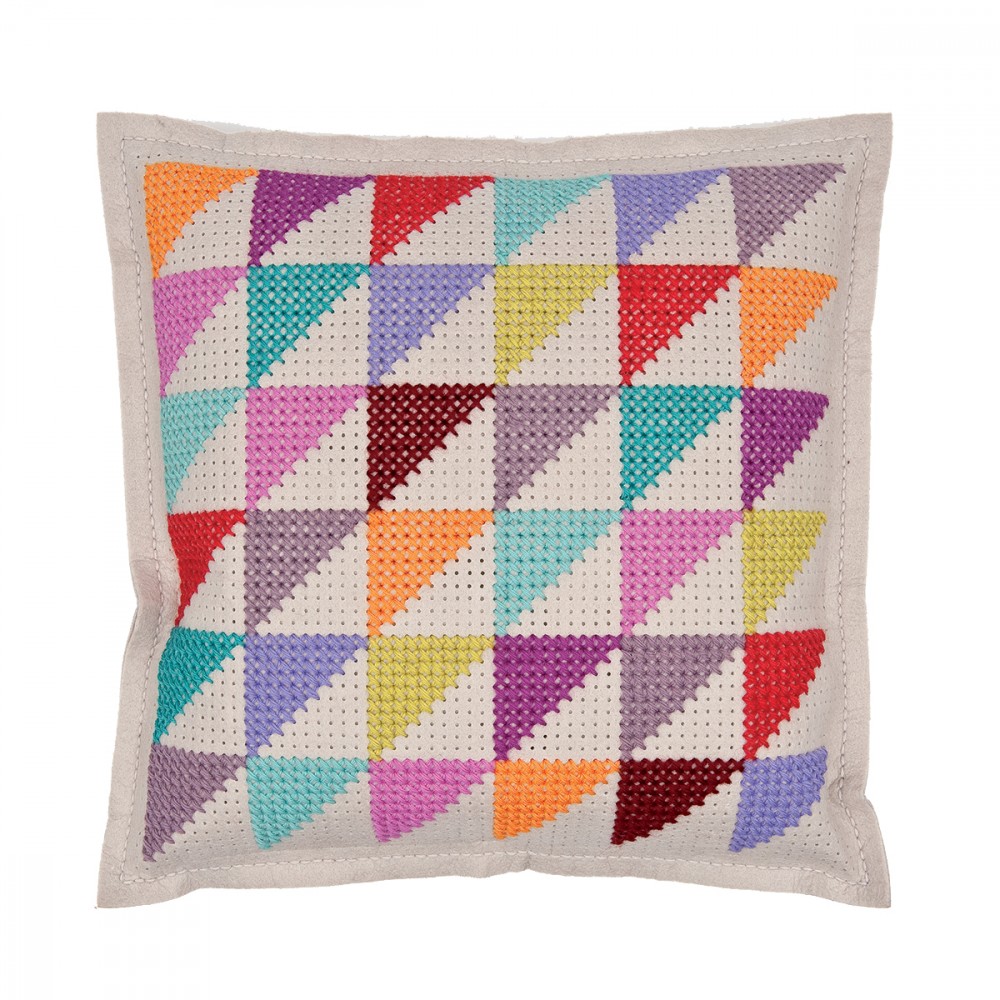 Coussin au point de croix
