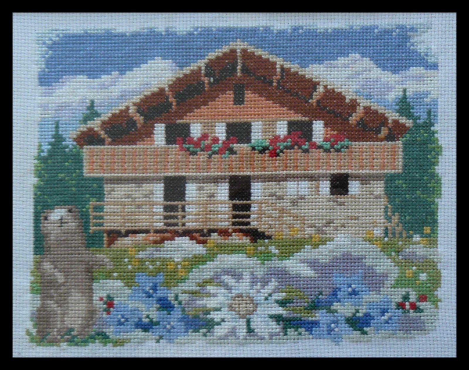 Point de croix lanarte