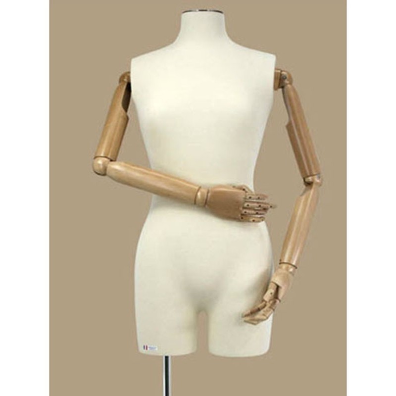 Mannequin couture bois