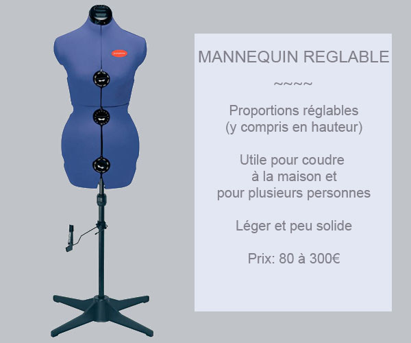 Mannequin couture sur mesure