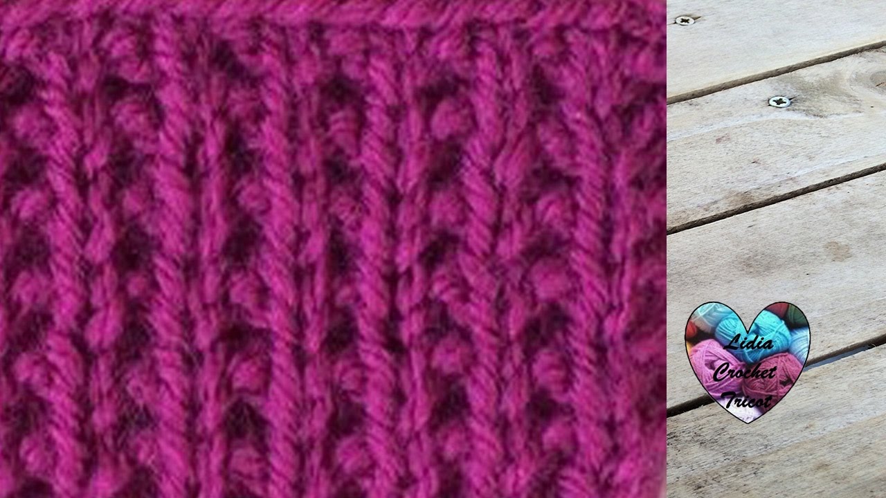 Point de cote tricot