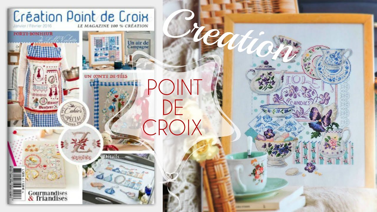 Creation point de croix 54