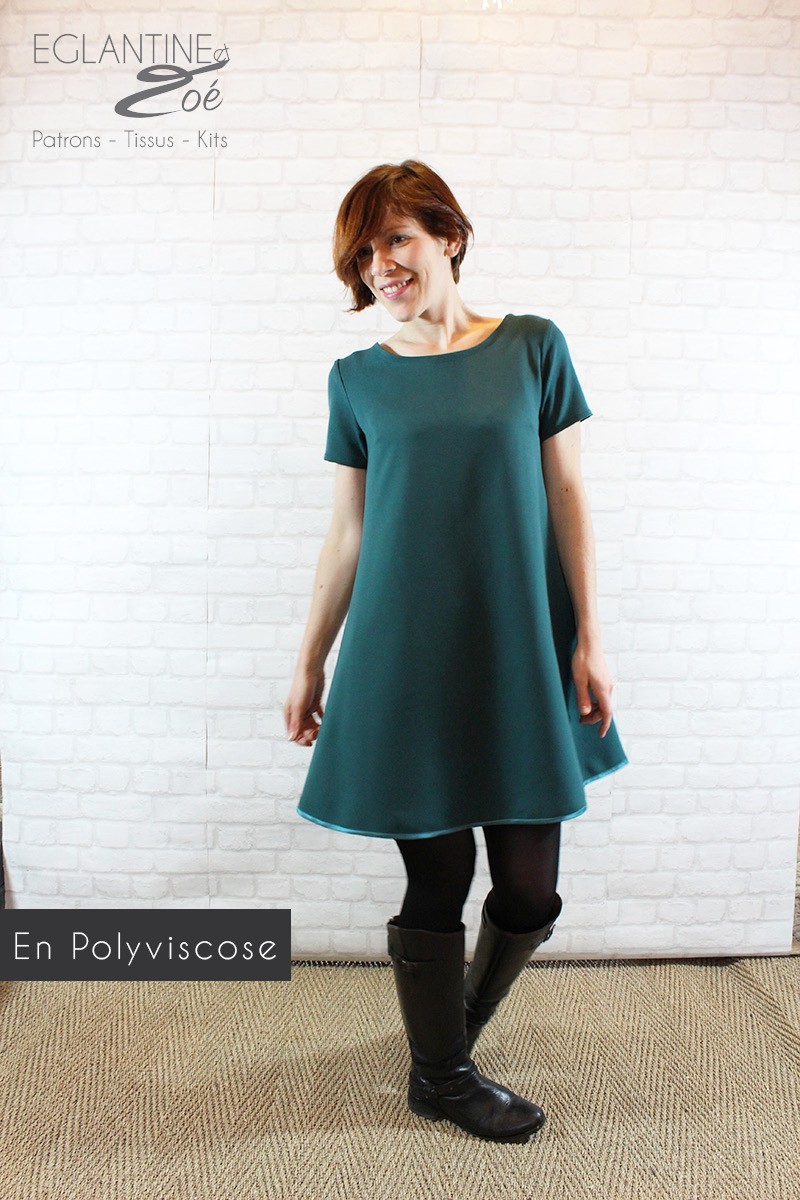Patron couture robe hiver