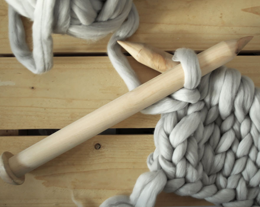 Tricot laine epaisse