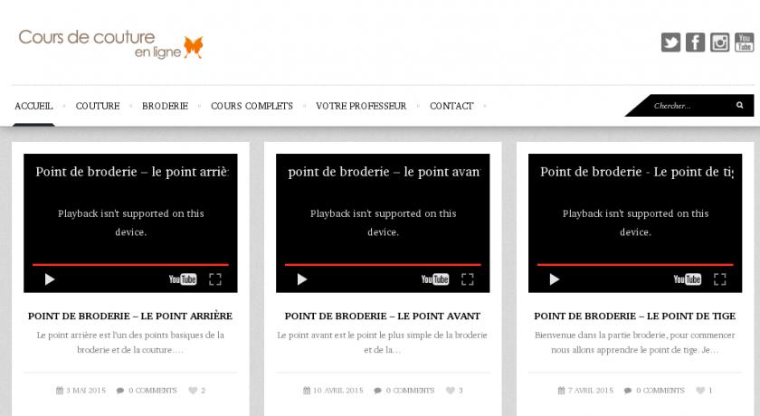 Apprendre à coudre en ligne
