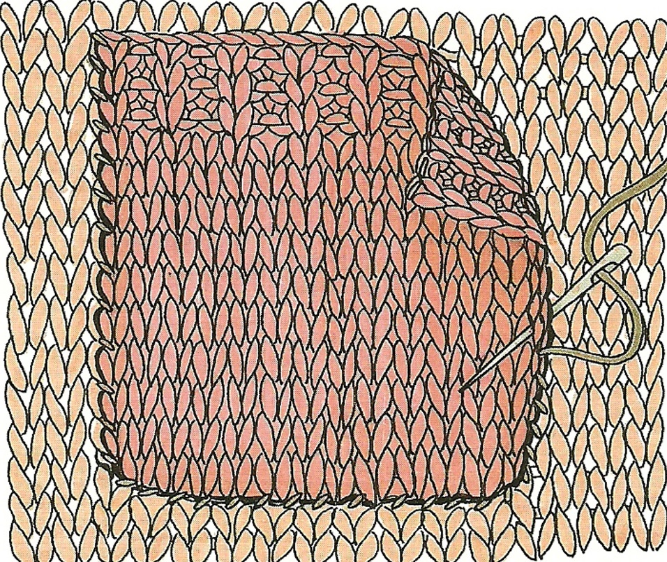 Tricot poche sans couture