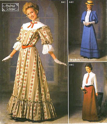 Patron couture 1900