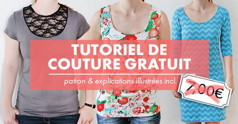 Patron couture tunique femme gratuit
