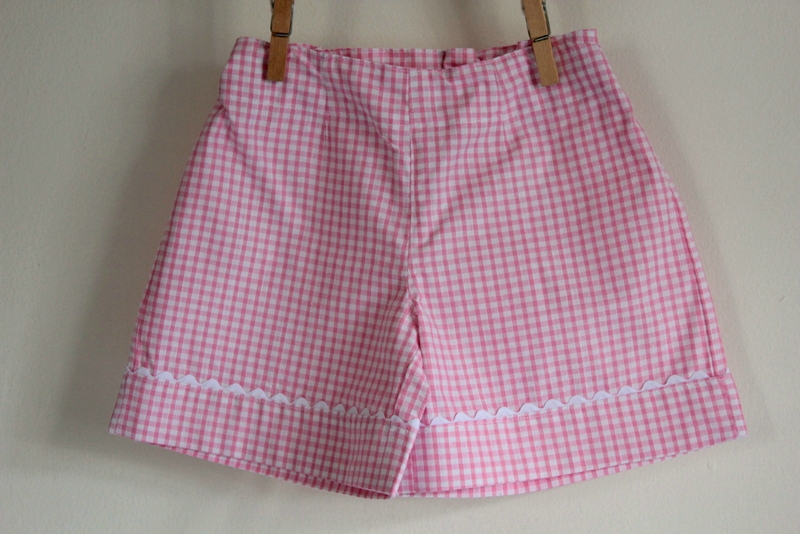 Patron short fille 10 ans