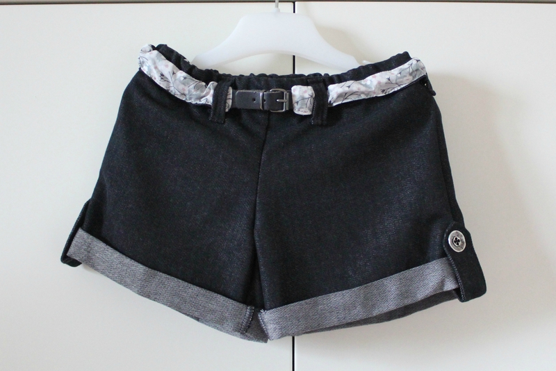 Patron short fille 12 ans