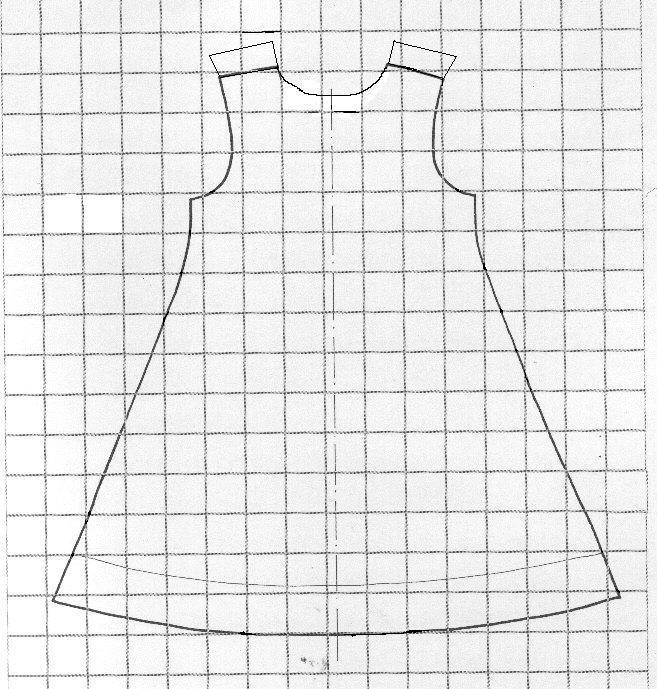 Patron robe trapèze fille 8 ans
