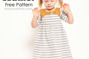 Patron robe manche longue fille