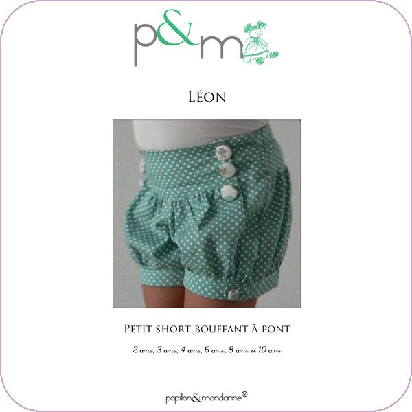 Patron short fille