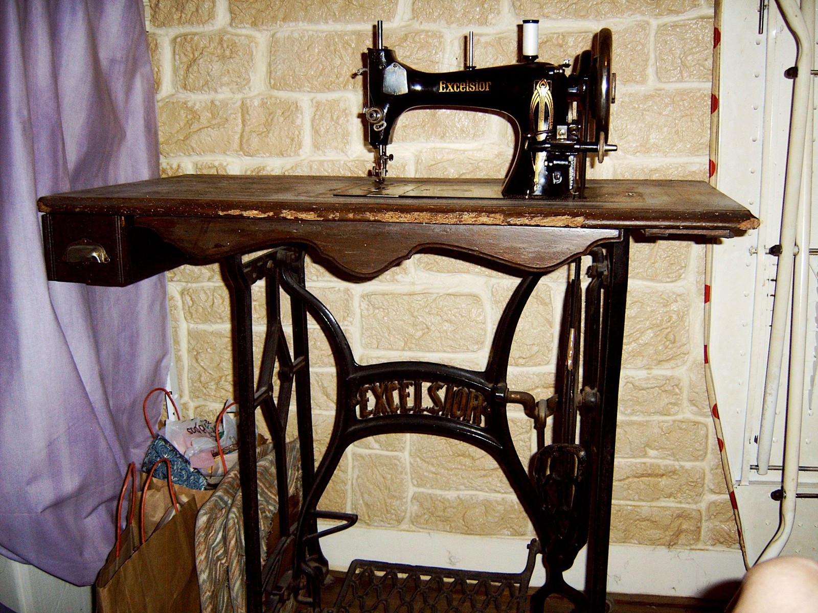 Restaurer une ancienne machine a coudre