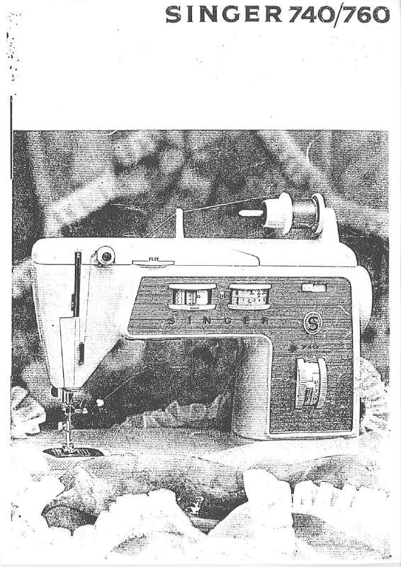 Machine a coudre singer 700 mode d'emploi