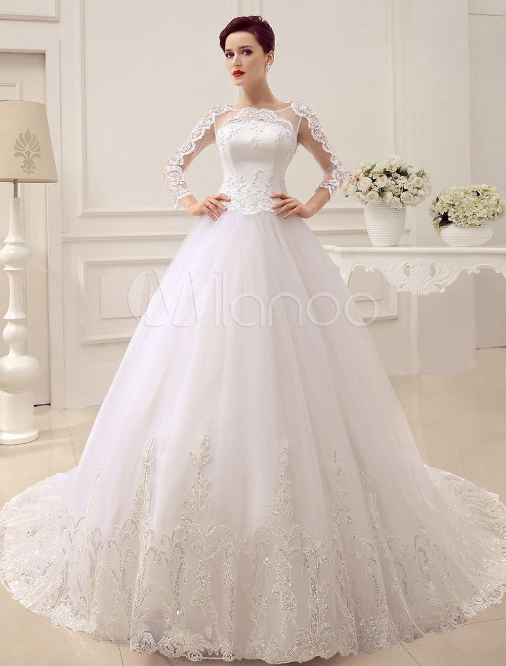 Robe blanche dentelle 2015