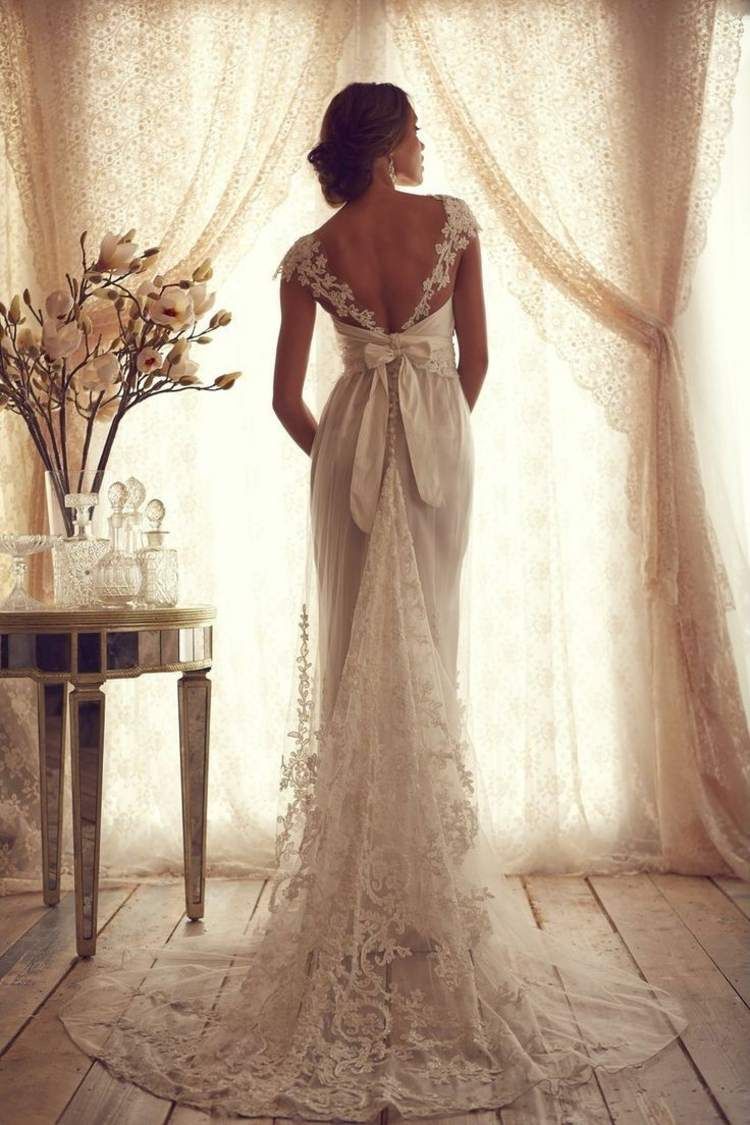 Robes de mariée dos dentelle