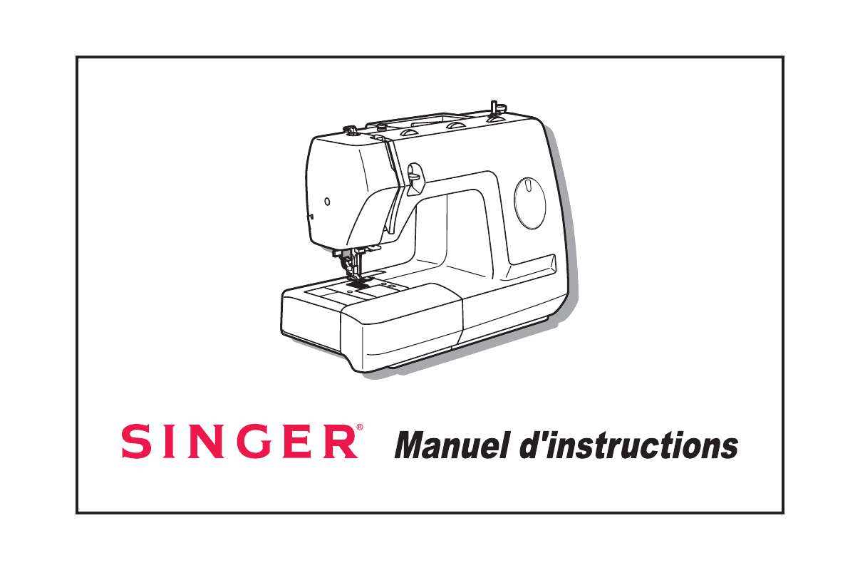 Mode d'emploi de machine a coudre singer