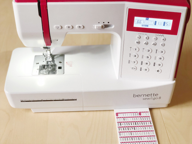 Bernina machine à coudre sew&go 8 - quilt & patchwork