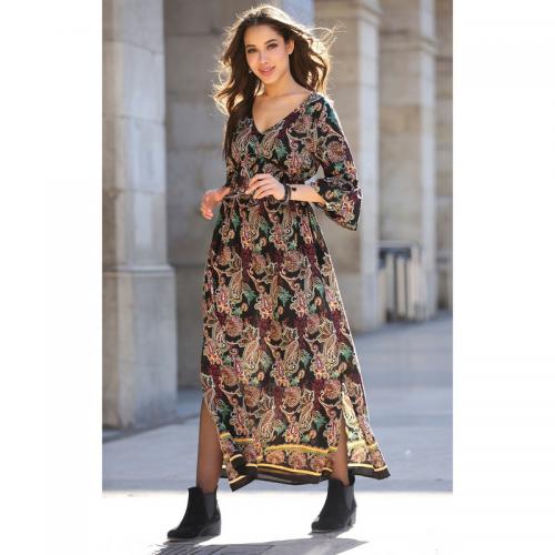 Robe de soirée manche 3/4 pas cher